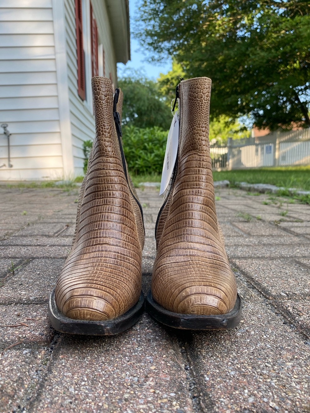 Woman’s ankle high reptile Mezcalero Boot